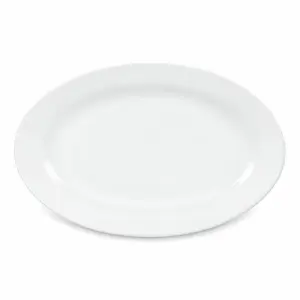 Półmisek porcelanowy biały owalny 22 cm