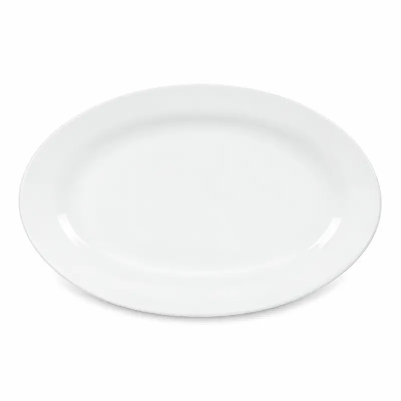 Półmisek porcelanowy biały owalny 22 cm