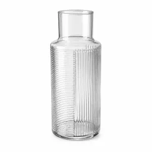 Karafka do wody i napojów 1200 ml HLH887Y z żłobionym wzorem