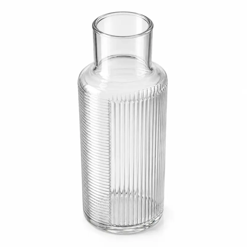 Karafka do wody i napojów 1200 ml HLH887Y z żłobionym wzorem