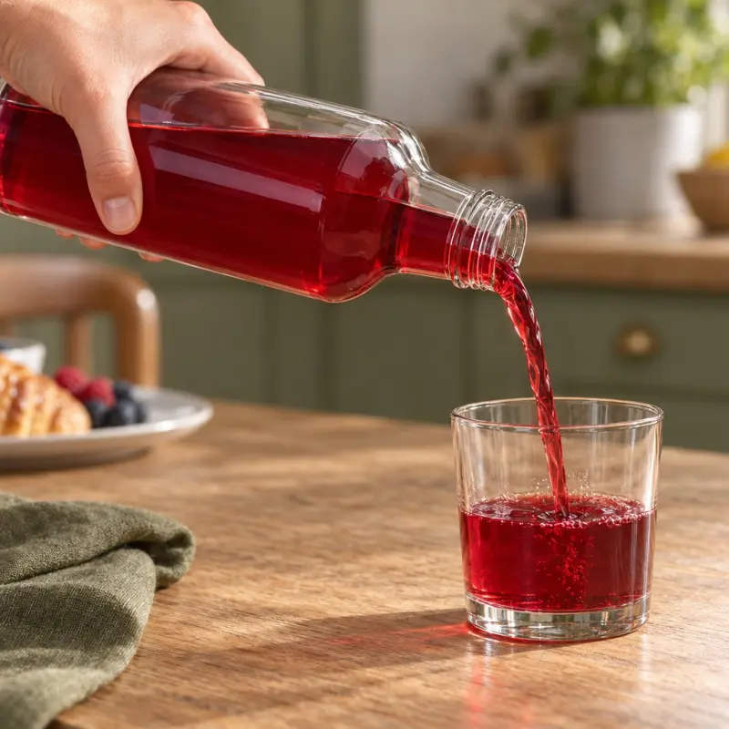 Butelka do soku FRUTIS 1000 ml przezroczysta 1 szt.