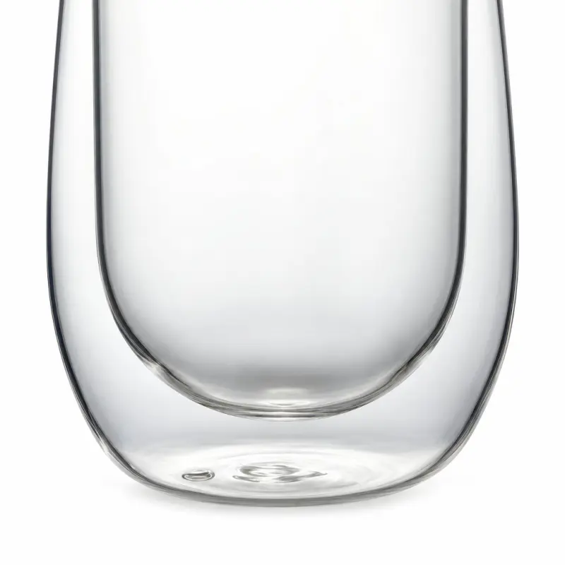 Szklanki PETER 400 ml ze szkła borokrzemowego, podwójne ścianki, 2 szt.