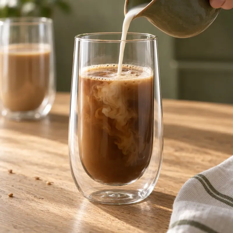 Szklanki PETER 400 ml ze szkła borokrzemowego, podwójne ścianki, 2 szt.