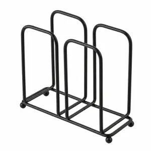 Serwetnik metalowy czarny MODERN KITCHEN ażurowy
