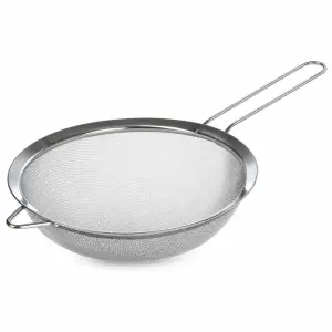 Sitko kuchenne ze stali nierdzewnej 16 cm z uchwytem