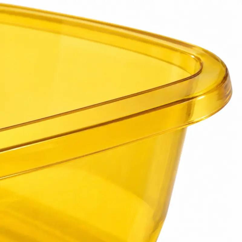 Miska kwadratowa 1,3 l z zaokrąglonymi narożnikami