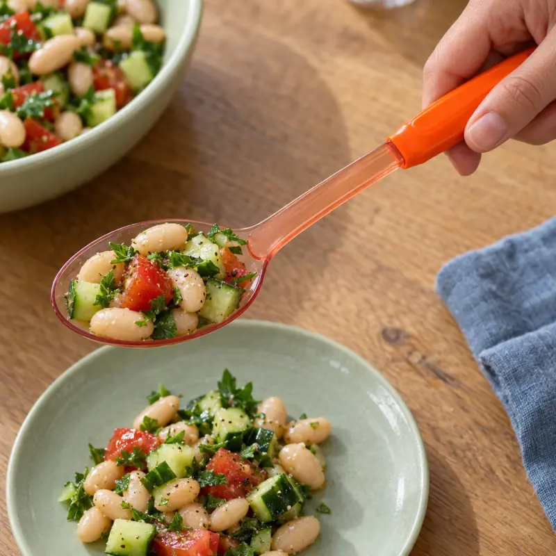 Łyżka kuchenna 1 szt. mix kolorów – kolor losowy