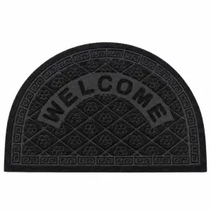 Wycieraczka półokrągła WELCOME z ozdobnym wzorem, 1 szt.