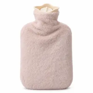 Termofor wodny 1000 ml w puszystym pokrowcu, losowy kolor