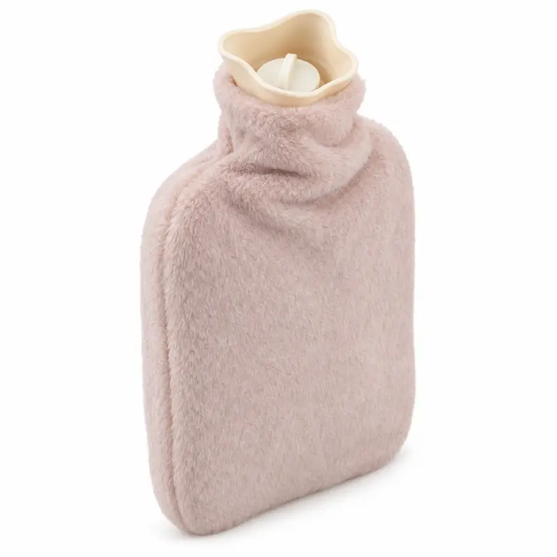 Termofor wodny 1000 ml w puszystym pokrowcu, losowy kolor