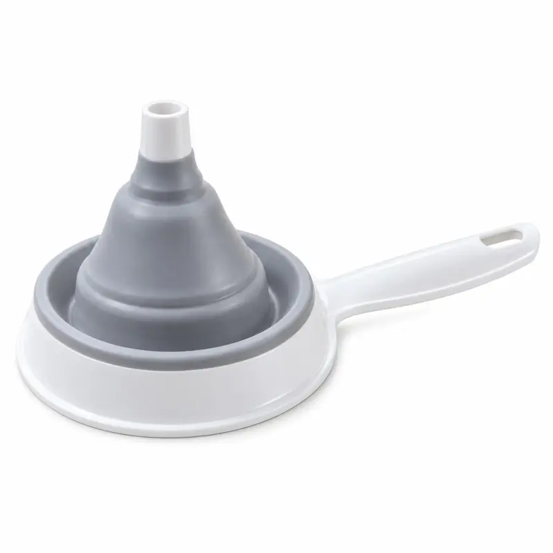 Lejek składany Bee Home AK 701 z uchwytem biało-szary 12,5 cm