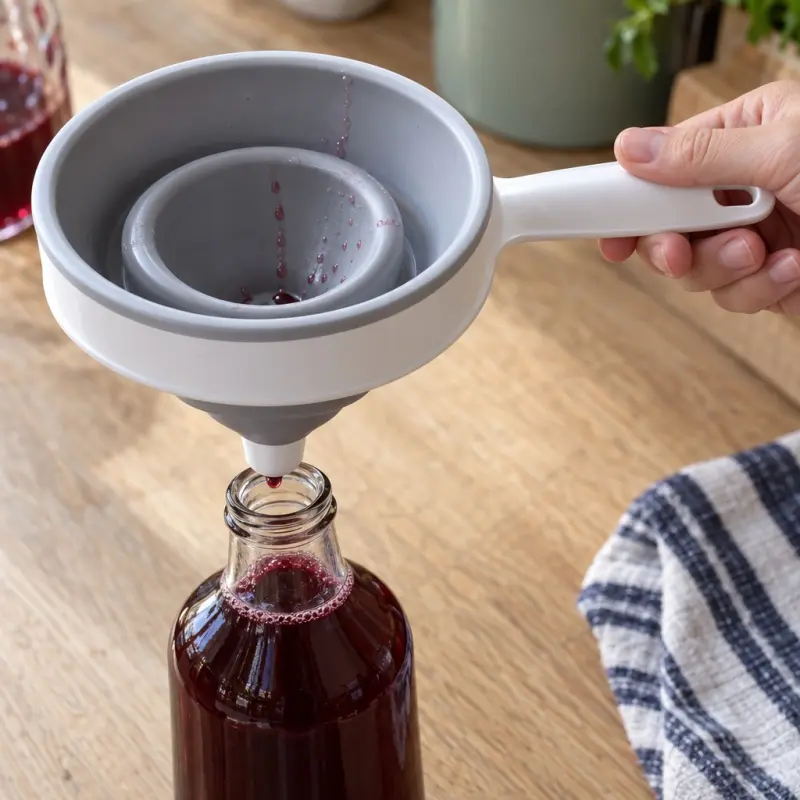 Lejek składany Bee Home AK 701 z uchwytem biało-szary 12,5 cm