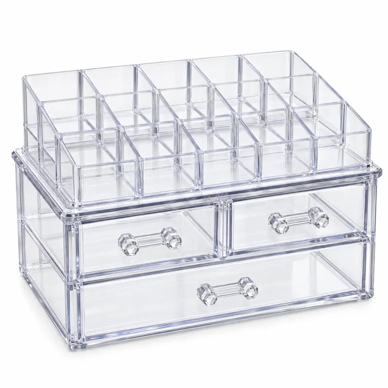 Organizer na lakiery i kosmetyki Bee Home z 3 szufladami