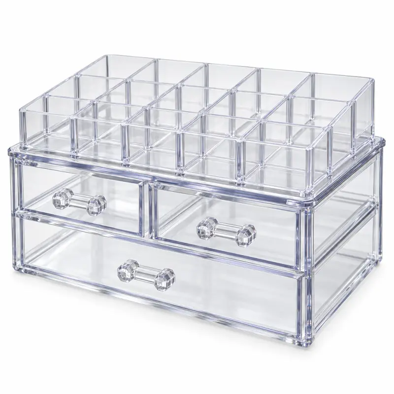 Organizer na lakiery i kosmetyki Bee Home z 3 szufladami