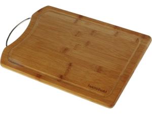 Deska do krojenia bambusowa z uchwytem 30 cm 07793