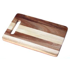 Dreska do krojenia akacjowa ozdobna 28 cm 09599