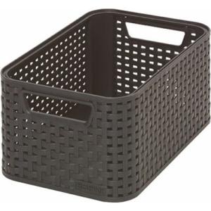 Koszyk rattan 6L style S Szary 28,5 cm 4015