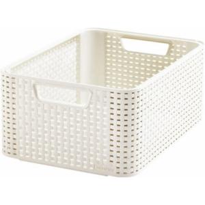 Koszyk rattan 18 L style M kremowy 5029