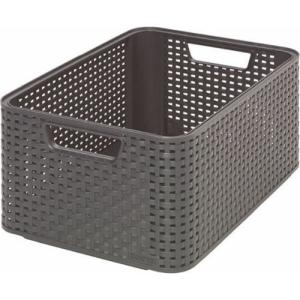Koszyk rattan 18L style M 38,6 cm szary 5012