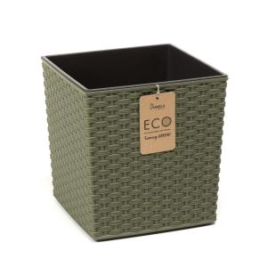 Doniczka Juka ECO 40 cm rattan zielona 105/172-3