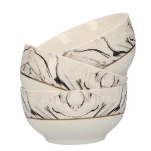 Miska ceramiczna 500 ml marmur 13 cm ASC20825