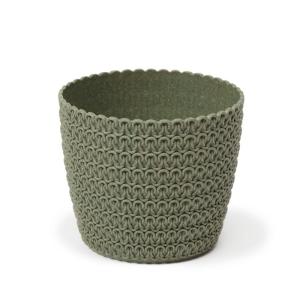 Doniczka osłonka magnolia ECO 19 cm zielona 8978