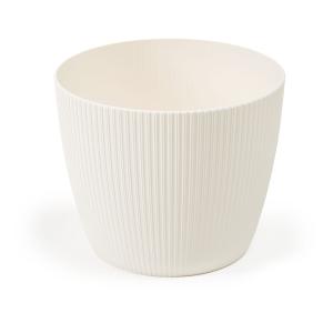 Doniczka osłonka magnolia jumper 30 cm krem 7566