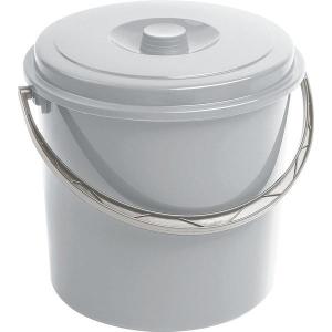 Wiadro z pokrywą 10L szare Curver 6067