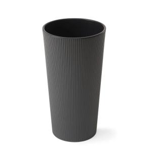 Doniczka LILIA 30 cm okrągła grafit jumper 8655
